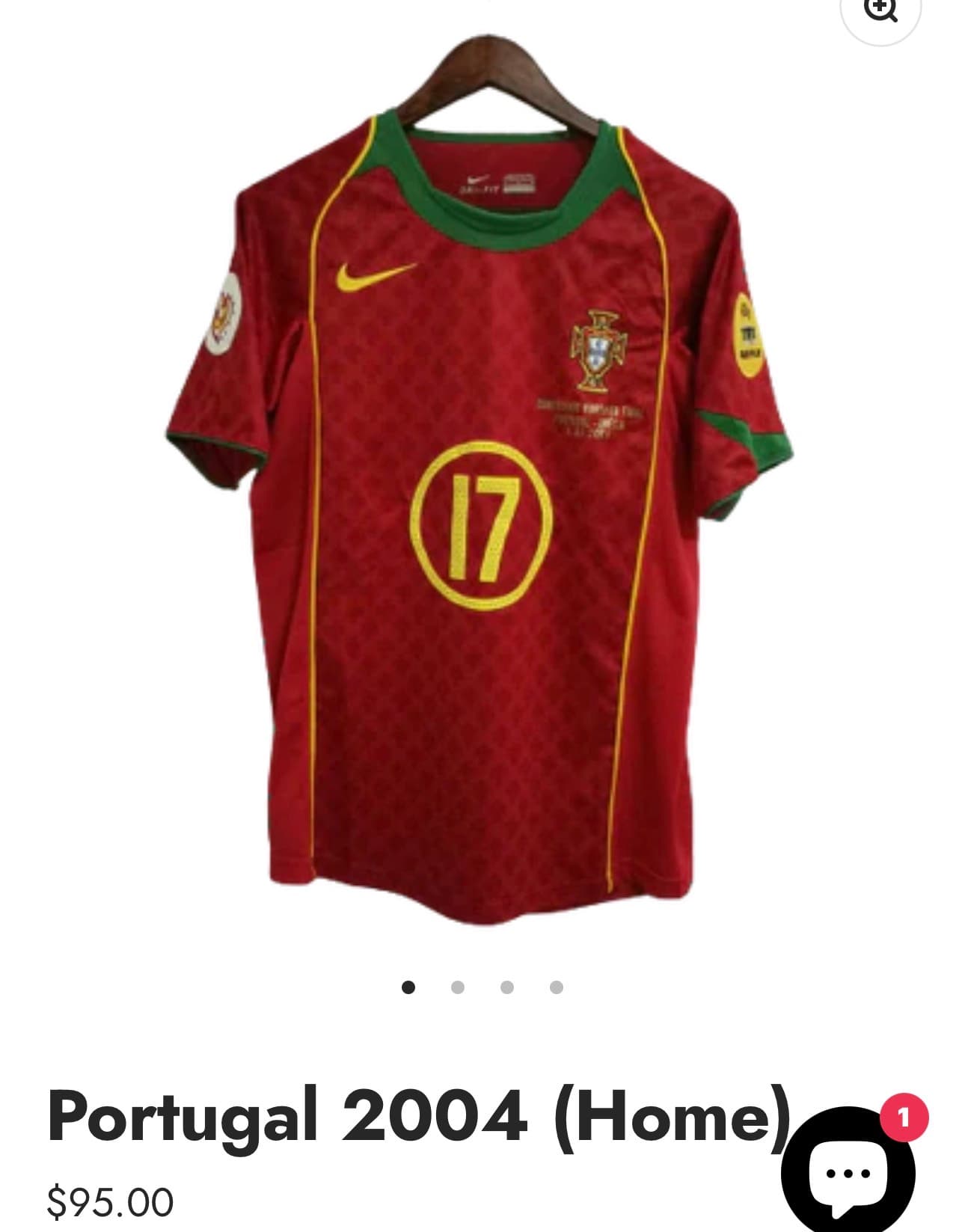 Cristiano Ronaldo 2004 Euro Cup Portugal  thumb 2